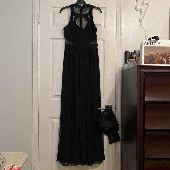 BCBGeneration Chiffon and Lace Maxi Dress - Picture 2 of 7